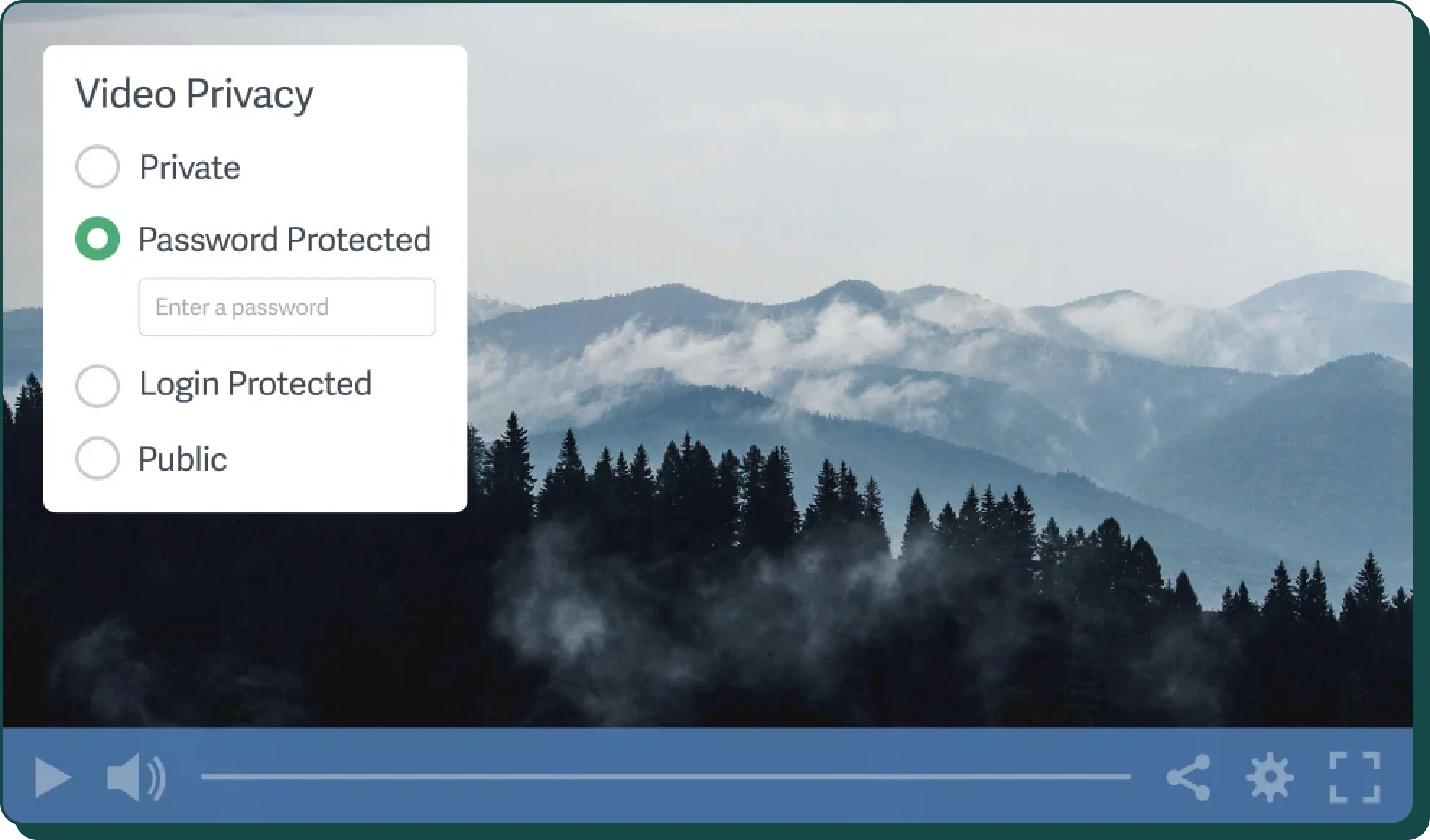 SproutVideo player and some video privacy options on the SproutVideo platform