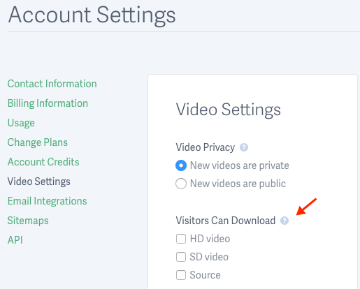 How to Allow People To Download Videos