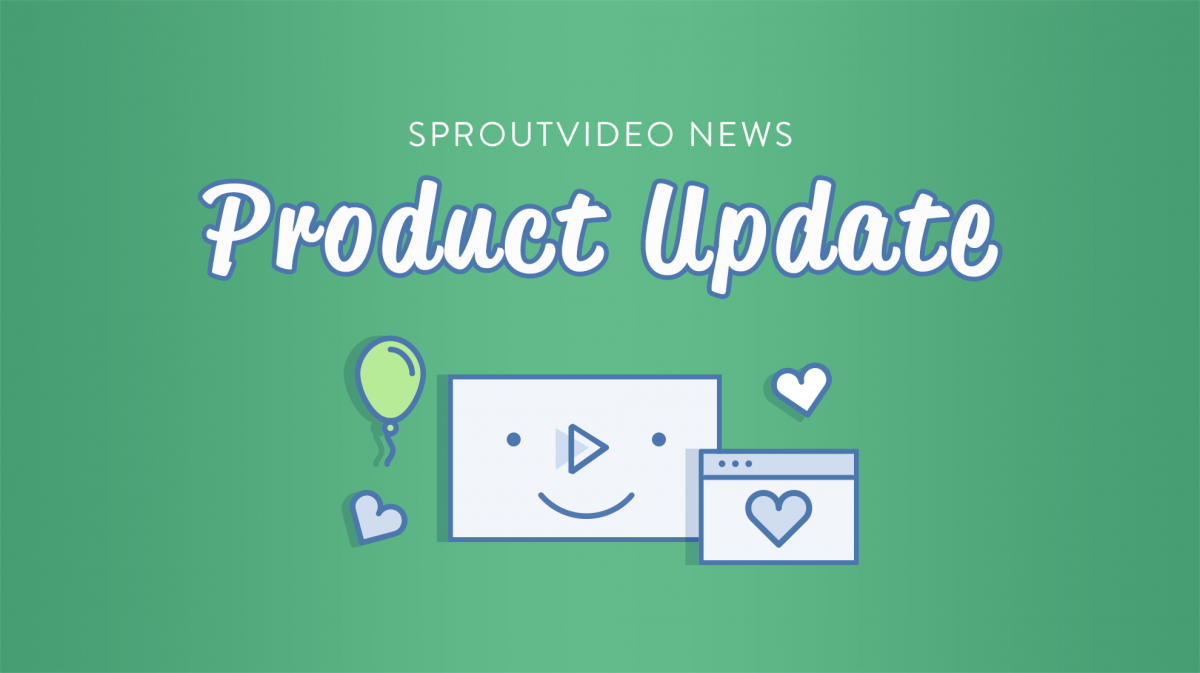 Product Update: Customizable Video Websites