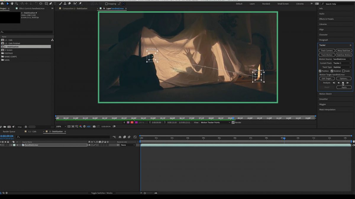 adobe motion tracking