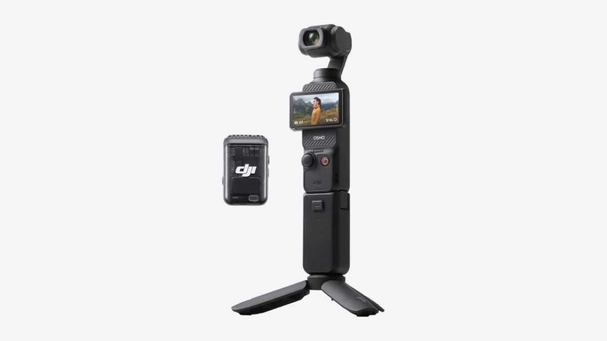 DJI Pocket with screen horizontal