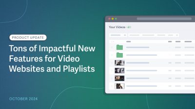 playlists on video websites & tons of new features